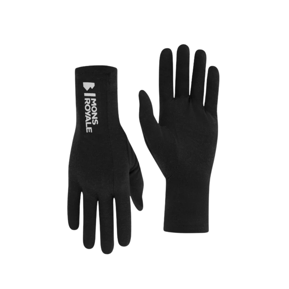 Volta Merino Glove Liners Black Bild 1