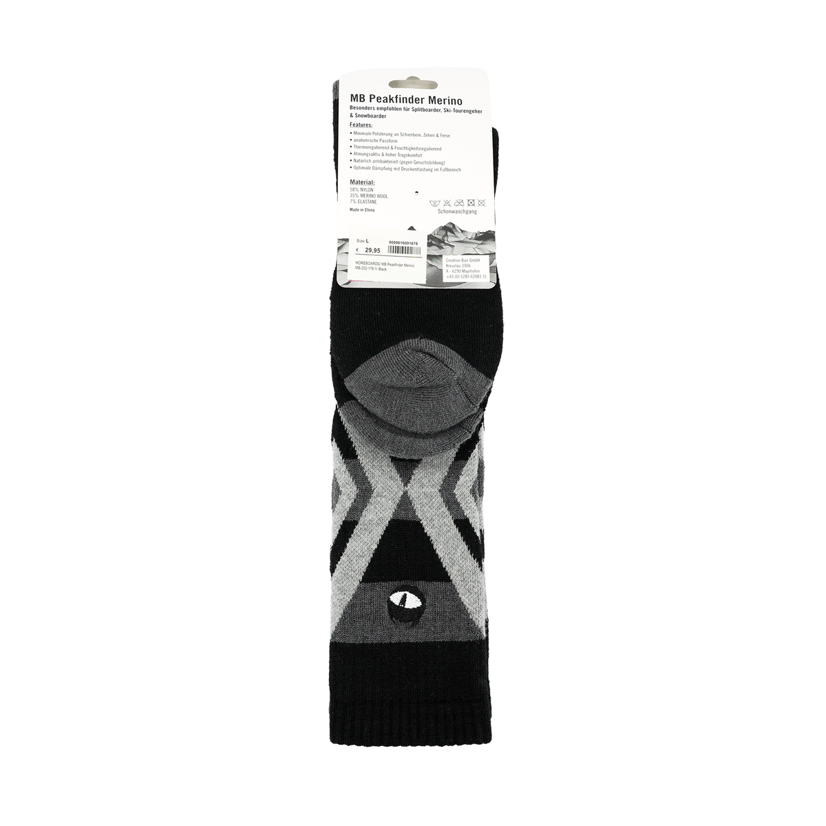 MB Peakfinder Merino Black Bild 5