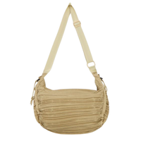 Bag crossbody plisse Beige Bild 1