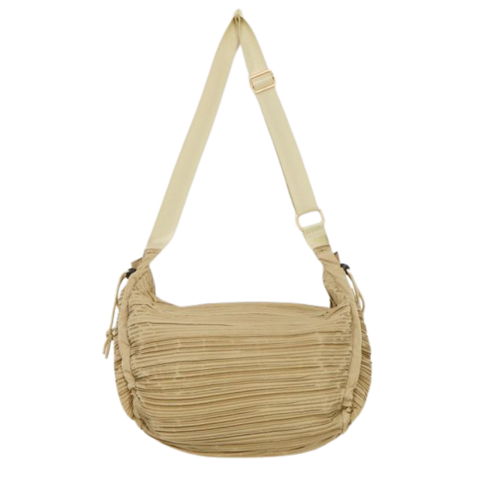 Bag crossbody plisse Beige Bild 1