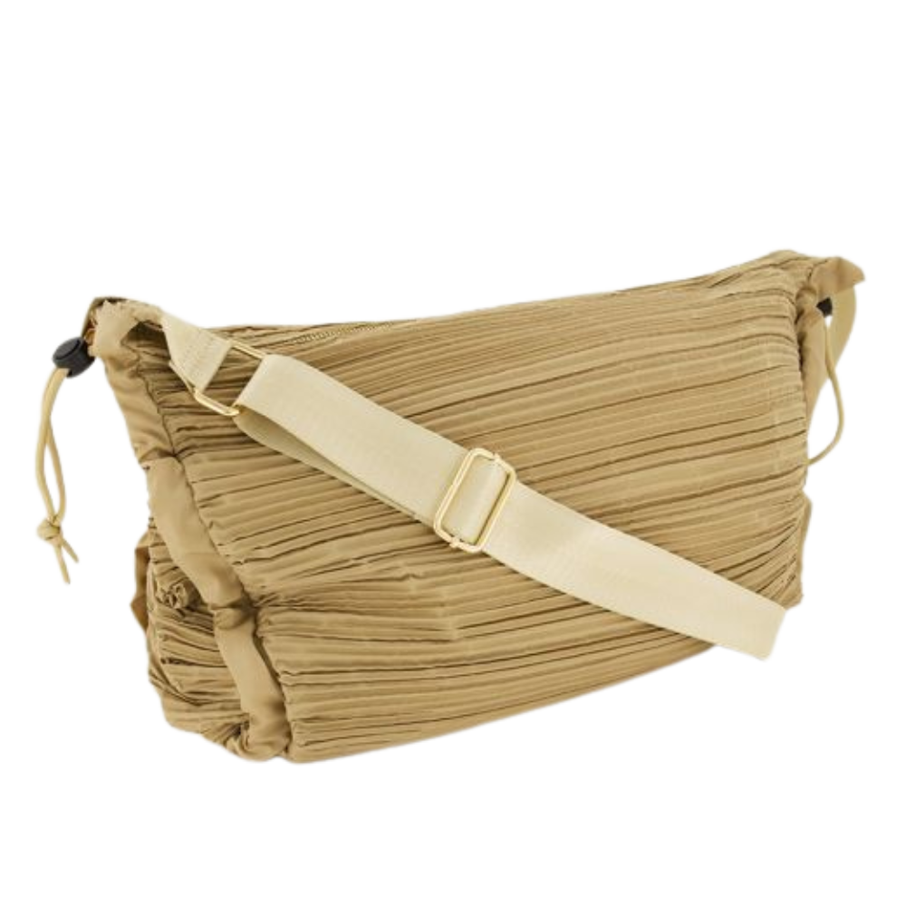 Bag crossbody plisse Beige Bild 3