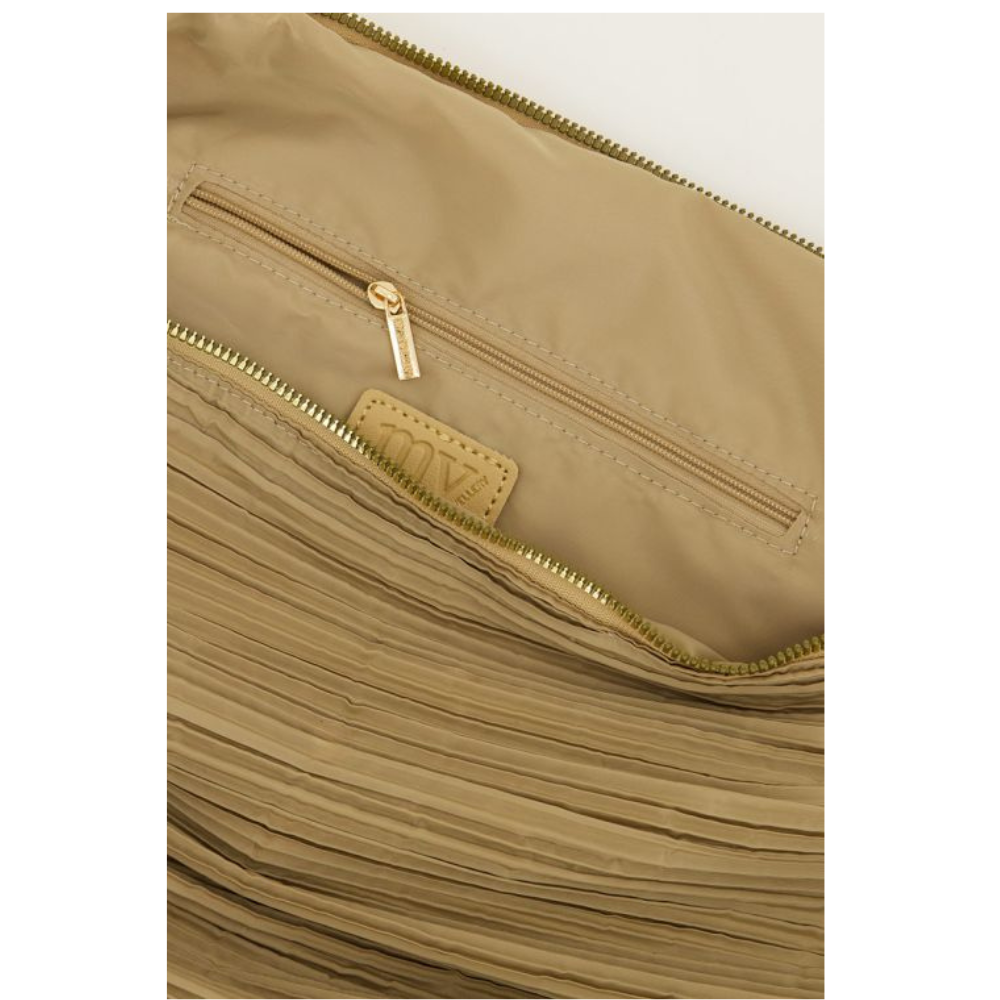 Bag crossbody plisse Beige Bild 4