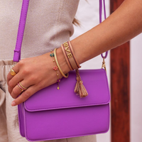 Bag crossbody pu Purple Bild 5