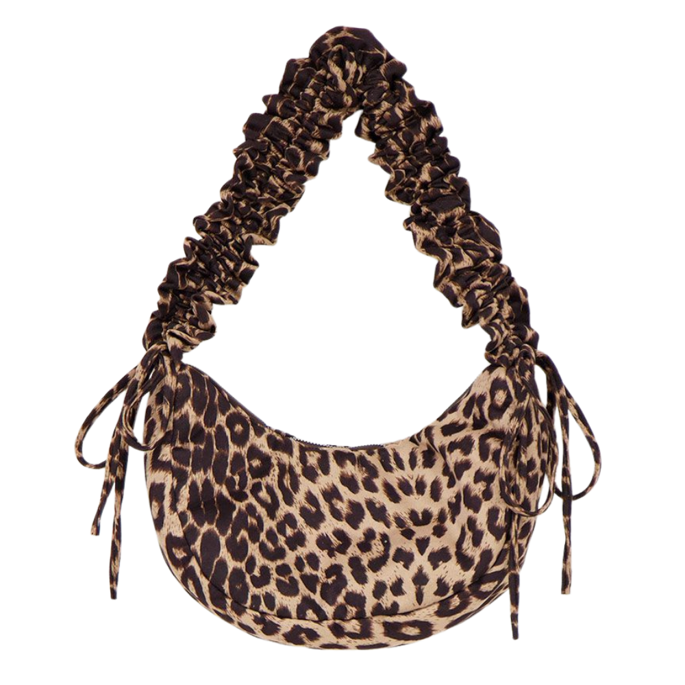 Bag crossbody ruffle strap Brown Bild 1