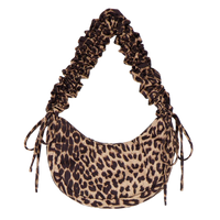 Bag crossbody ruffle strap Brown Bild 1