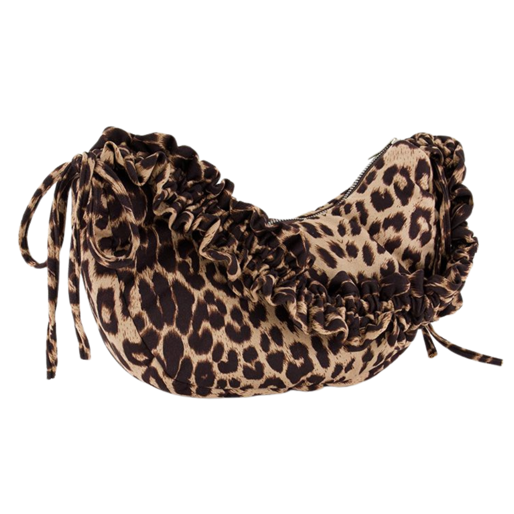 Bag crossbody ruffle strap Brown Bild 5