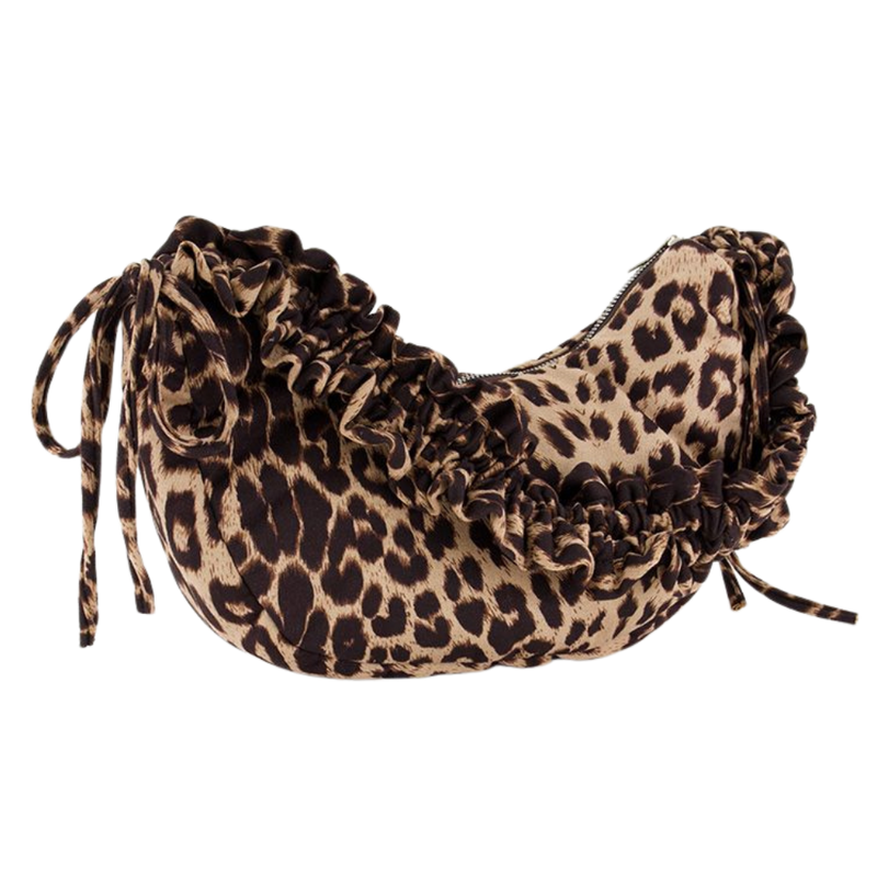 Bag crossbody ruffle strap Brown Bild 5