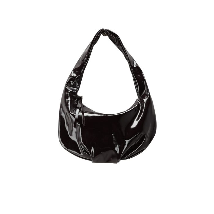 Bag shoulder pu shinny black Black Bild 1