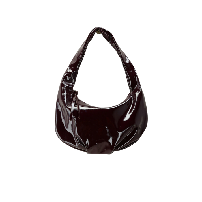 Bag shoulder pu shinny brown Brown Bild 1