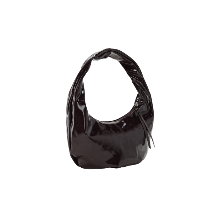 Bag shoulder pu shinny brown Brown Bild 2