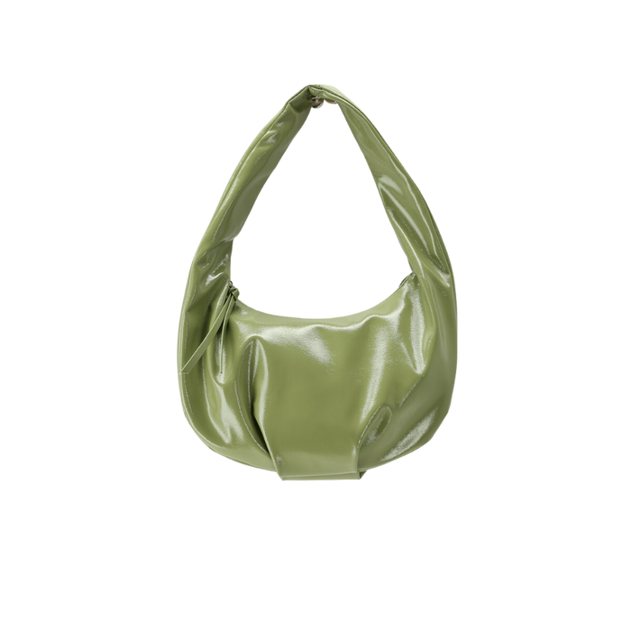 Bag shoulder pu shinny olive green Green Bild 1