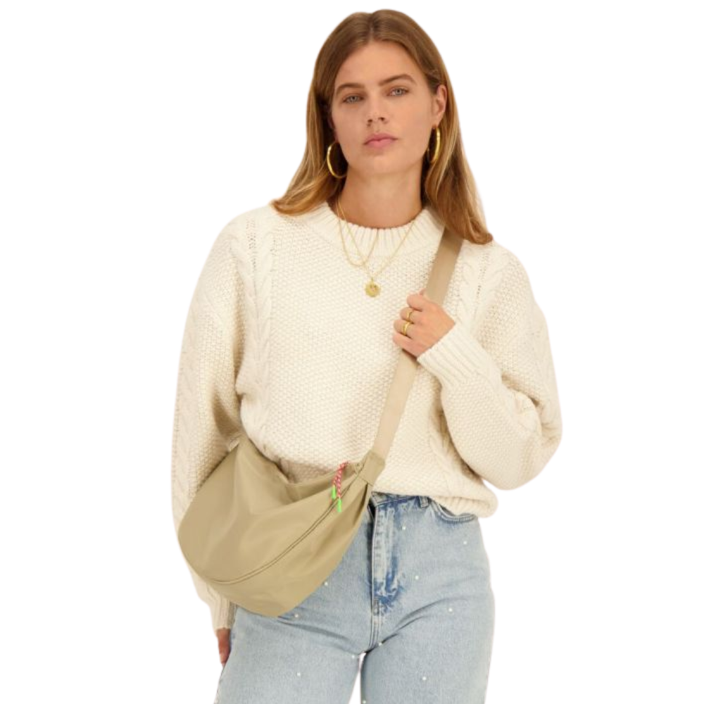 Crossbody Bag Beige Bild 2