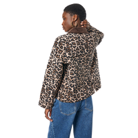 Leopard jacket with corduroy collar Print Bild 2