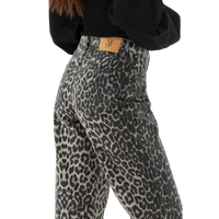 Leopard Jeans Beige Bild 2