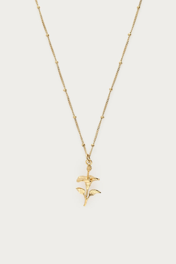 Necklace dots hibiscus Gold Bild 1