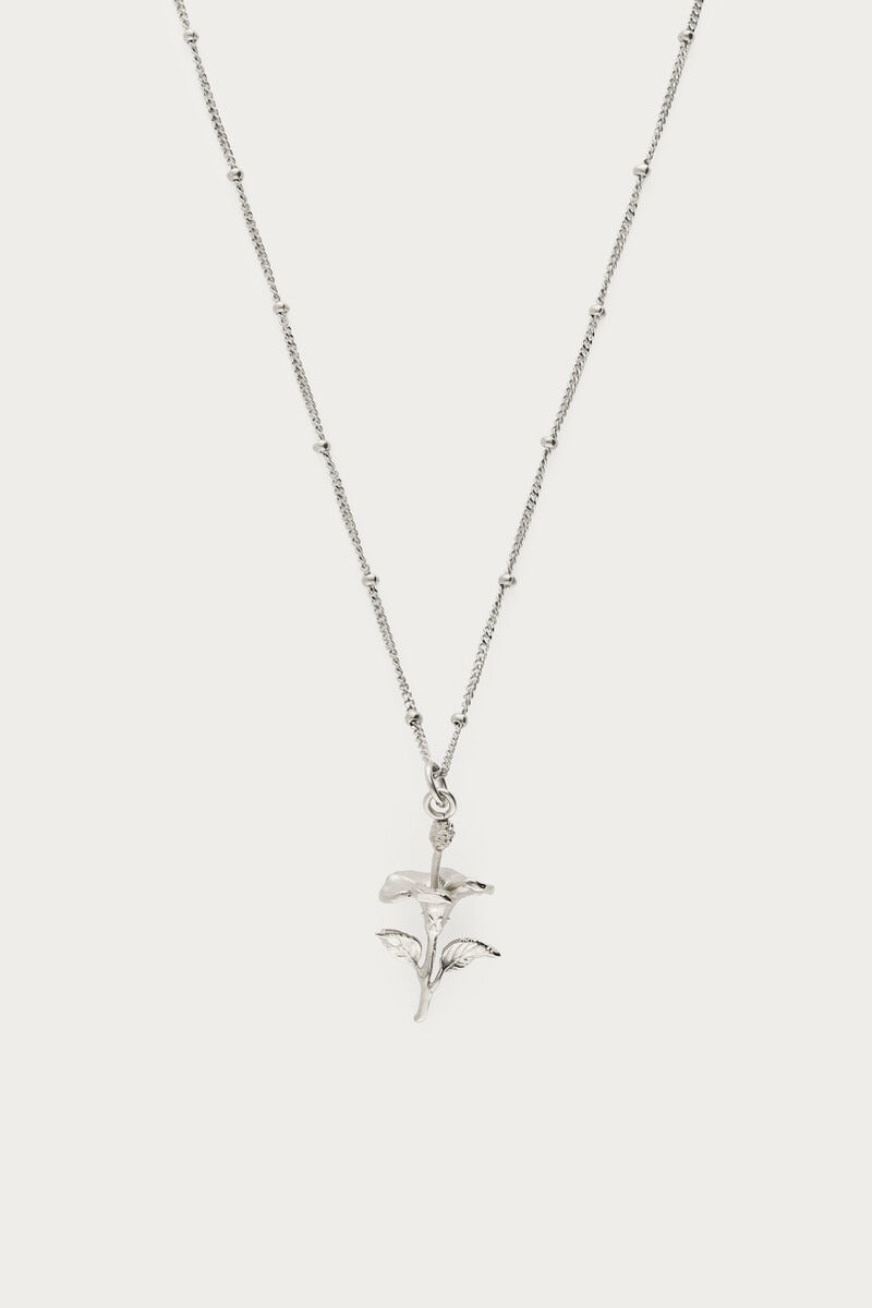 Necklace dots hibiscus Silver Bild 1