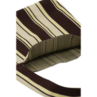 Shopper knitted stripe Brown Bild 2