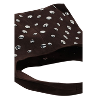 Shoulder bag big studs Brown Bild 3