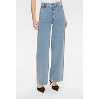 Nuamber Hr Wide Jeans Light Blue Stonewash Bild 3