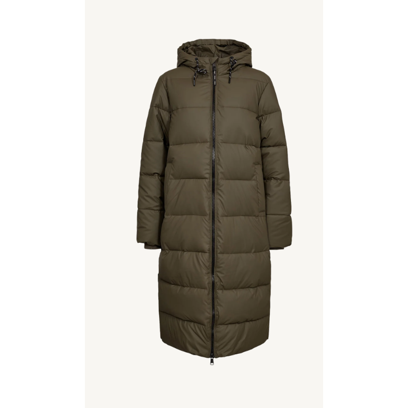 Nuarven Long Puffer Jacket Forest night Bild 1