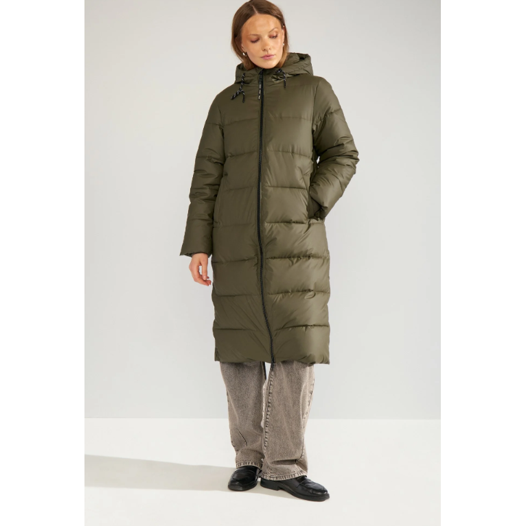 Nuarven Long Puffer Jacket Forest night Bild 3