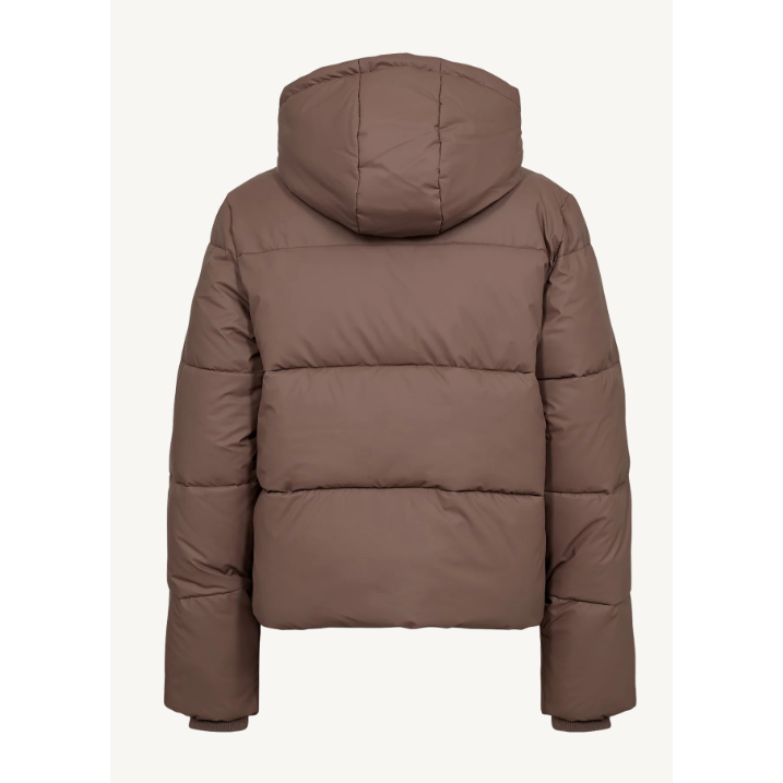 Nuarven Short Puffer Jacket Deep Taupe Bild 2