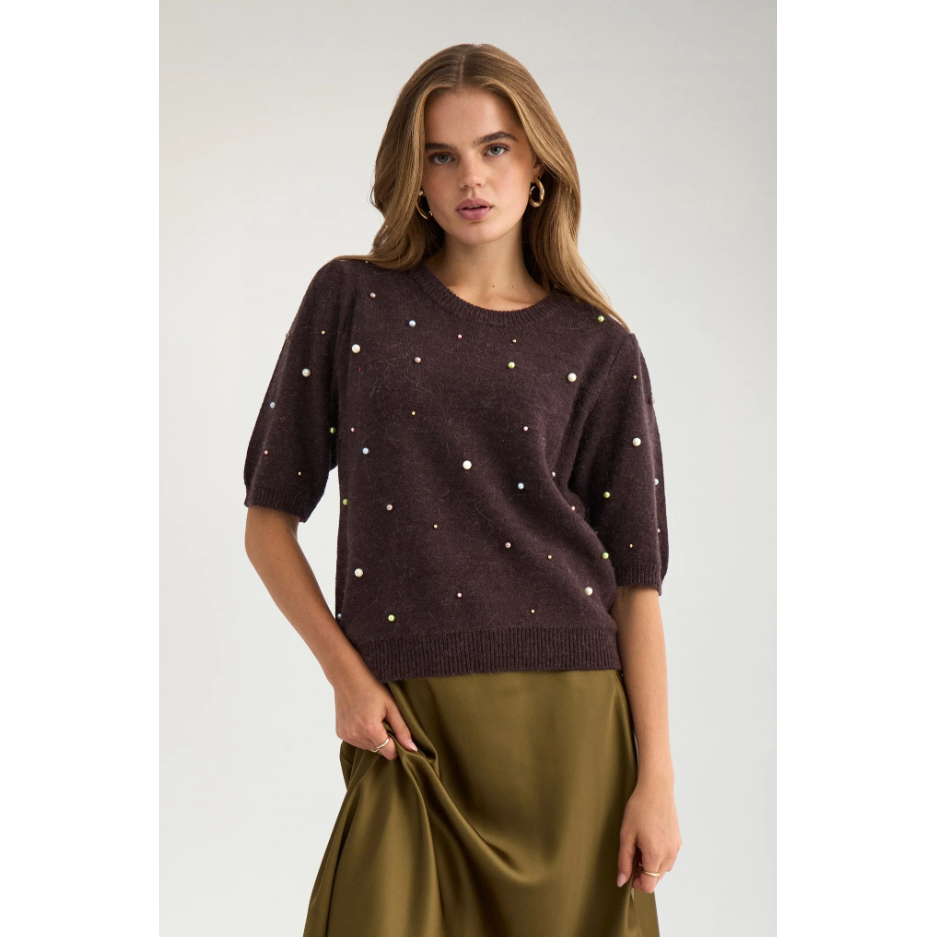 Nubidda Pullover Chocolate Plum Bild 2