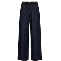 Nubrooklyn Hr Wide Jeans Dark Blue Denim Bild 1