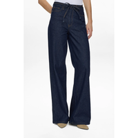 Nubrooklyn Hr Wide Jeans Dark Blue Denim Bild 3