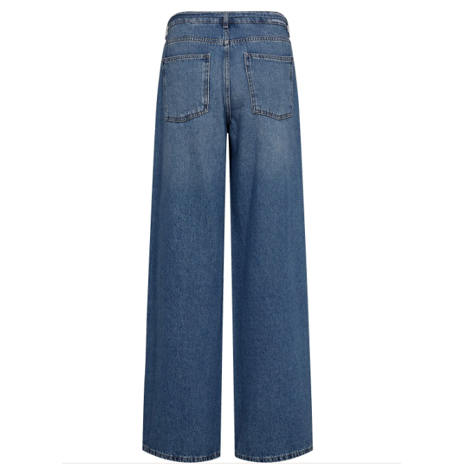 Nubrooklyn HR Wide Jeans P3013 Medium Blue Denim Bild 2