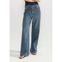 Nubrooklyn HR Wide Jeans P3013 Medium Blue Denim Bild 3