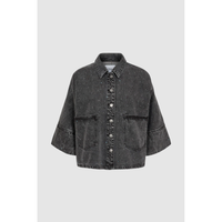 Nubrooklyn Oversize Stone Shirt Grey Denim Bild 1