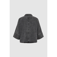 Nubrooklyn Oversize Stone Shirt Grey Denim Bild 3