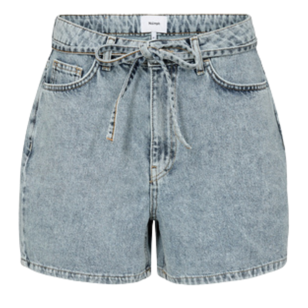 Nubrooklyn Shorts Light Blue Bleach Bild 1