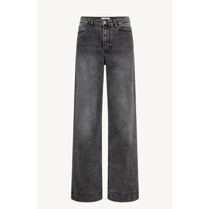 Nuparis Hr Wide Jeans Black Washed Denim Bild 1