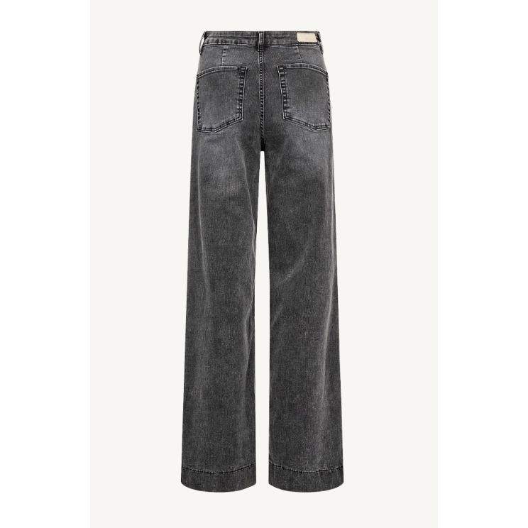 Nuparis Hr Wide Jeans Black Washed Denim Bild 2