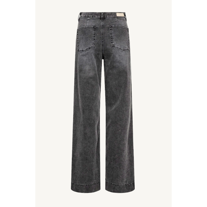 Nuparis Hr Wide Jeans Black Washed Denim Bild 2