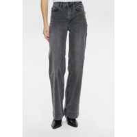 Nuparis Hr Wide Jeans Black Washed Denim Bild 3