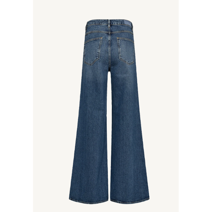 Nupisa Hr Wide Jeans Medium Blue Denim Bild 2