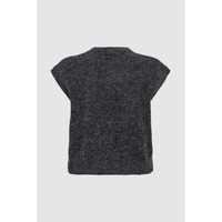 Nuriette Bow Vest Dark grey melange Bild 4