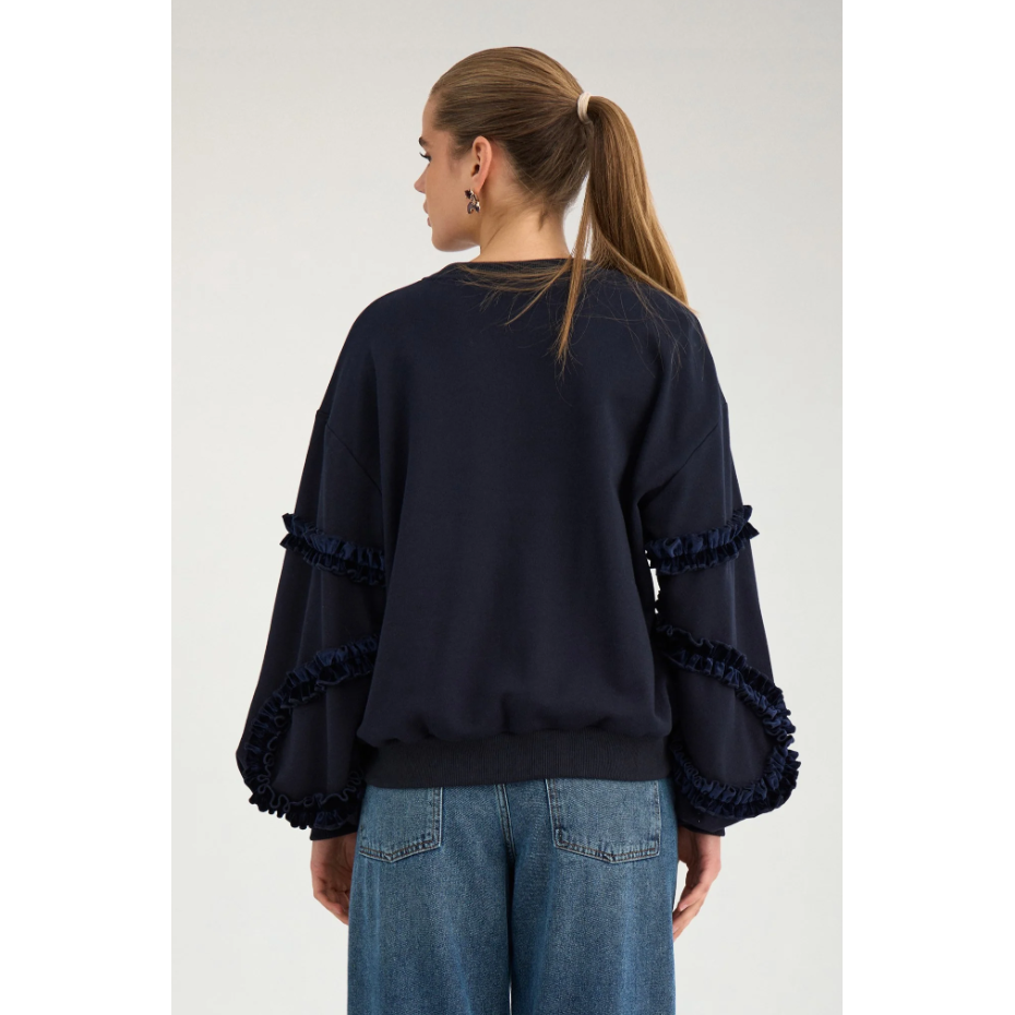 Nusabby O-Neck Sweatshirt Salute Bild 3