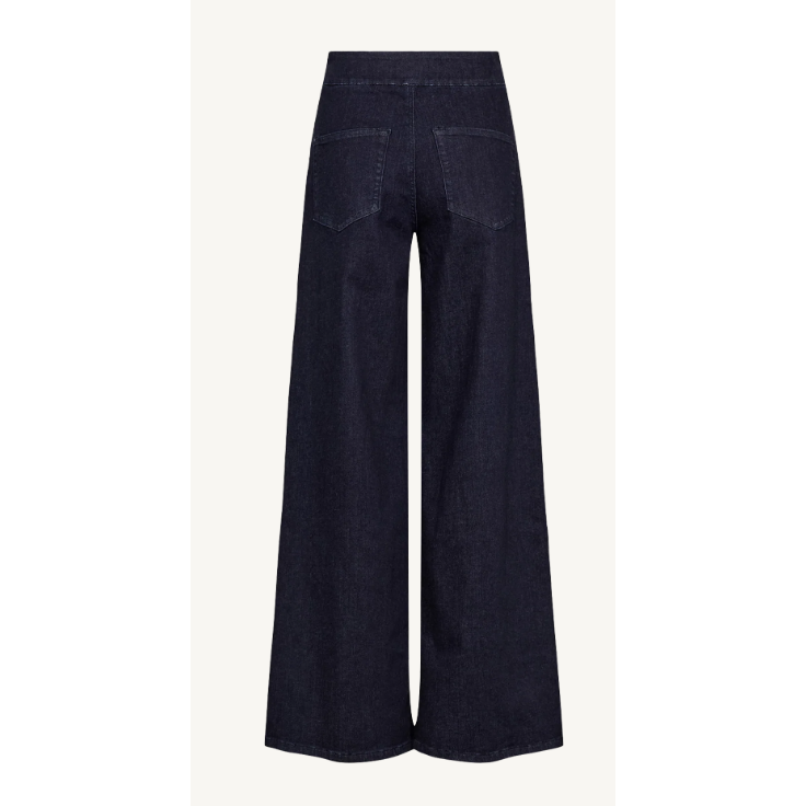 Nuseattle HR Wide Jeans SI3012 Dark Blue Denim Bild 2