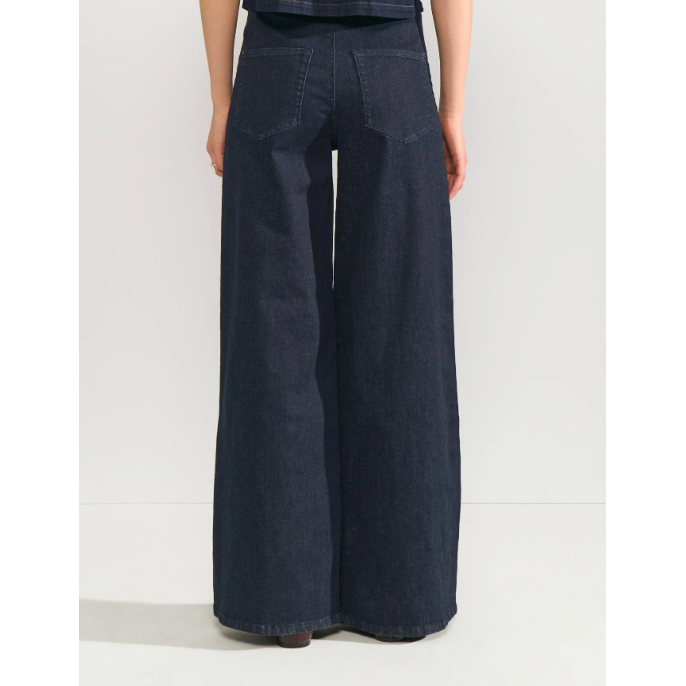 Nuseattle HR Wide Jeans SI3012 Dark Blue Denim Bild 4