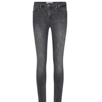 NUSIDNEY CROPPED JEANS Dark Grey Denim Bild 1