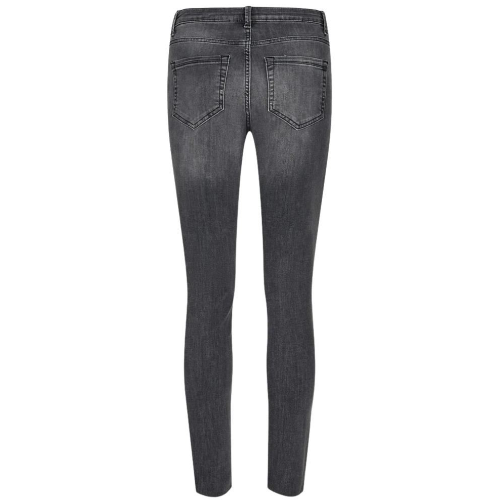 NUSIDNEY CROPPED JEANS Dark Grey Denim Bild 2