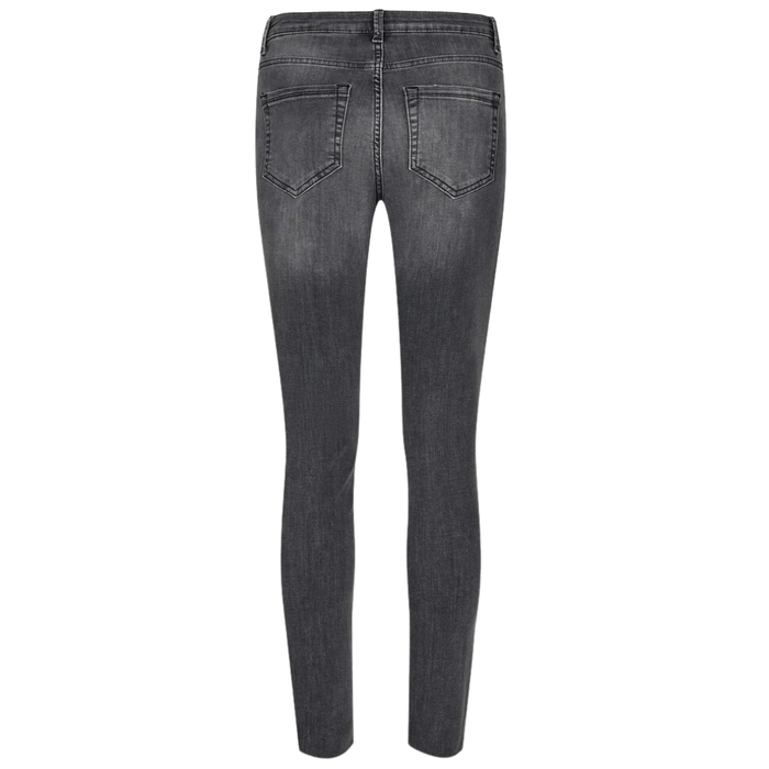 NUSIDNEY CROPPED JEANS Dark Grey Denim Bild 2
