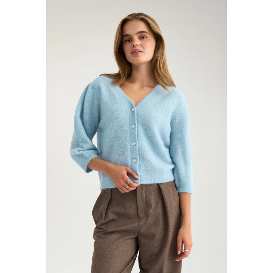 Nusuri Brushed SS Cardigan Forget Me Not Bild 2