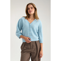 Nusuri Brushed SS Cardigan Forget Me Not Bild 2
