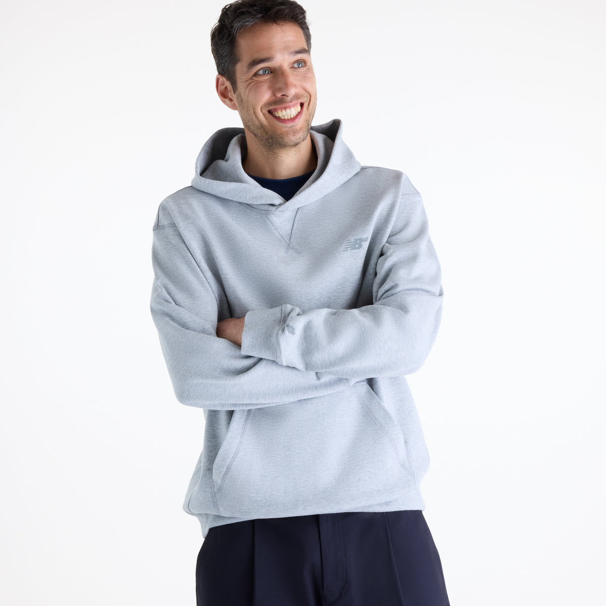 Numeric French Terry Hoodie Athletic Grey Bild 4