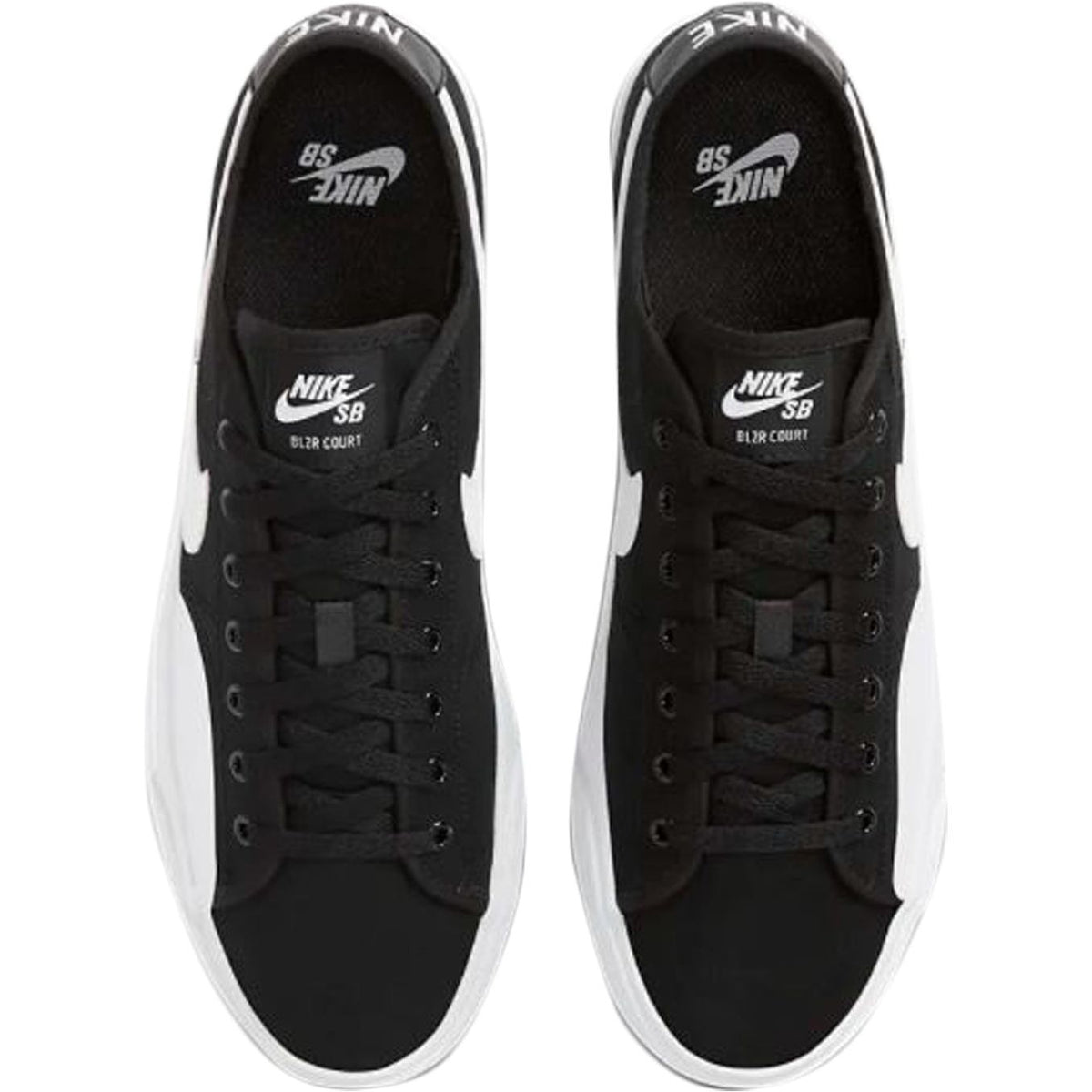 Nike SB Blazer Court BLACK/WHITE-BLACK-GU Bild 3